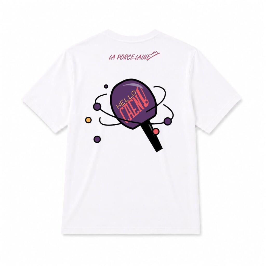 T-shirt Hello Caen x La Porce-Laine
