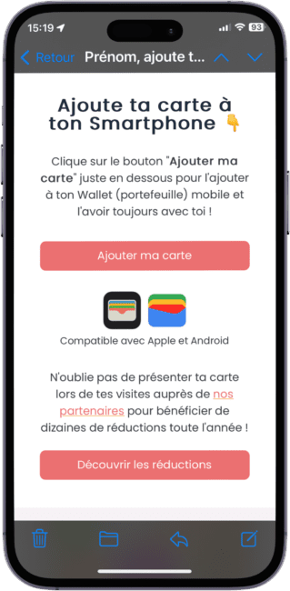 Carte Tuto 2 Bouton Mail